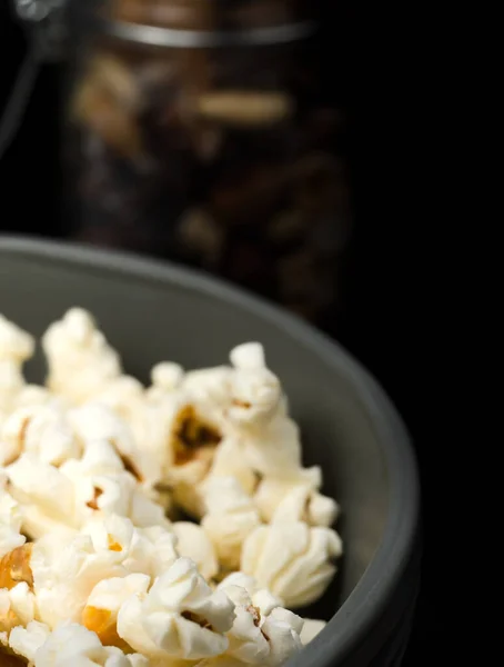 Vertikal Bild Skål Popcorn — Stockfoto