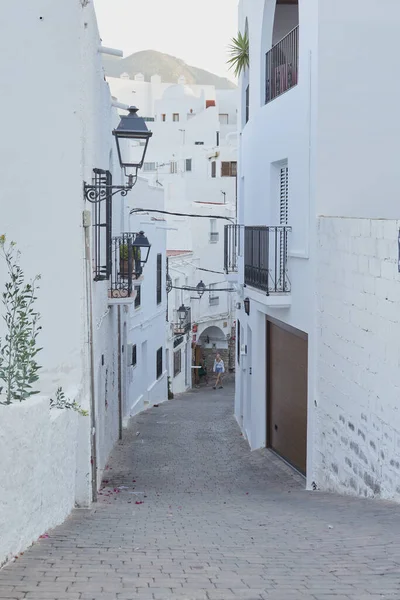 Vue Une Des Rues Mojacar — Photo