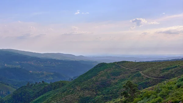 Piękny Krajobraz Wzgórz Arouca Portugalia — Zdjęcie stockowe