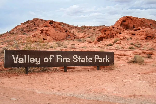 Primo Piano Del Valley Fire State Park Nevada — Foto Stock