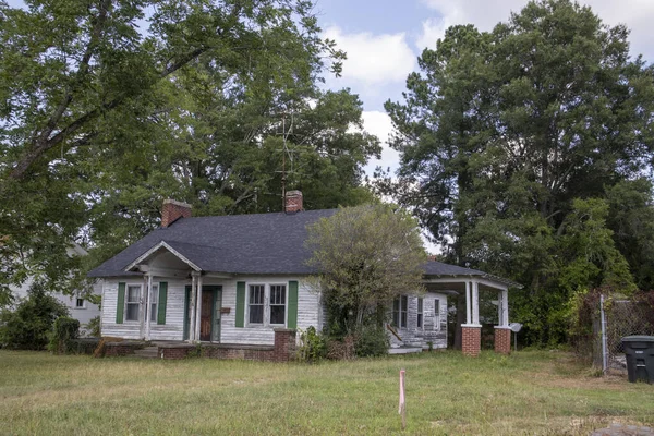 Appling Usa Vieille Maison Abandonnée Arbres Arrière Plan — Photo