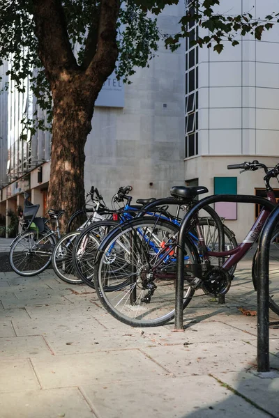 Vertical Shot Bike Parking London United Kingdom — Stock Photo, Image