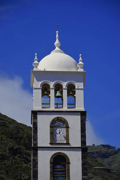 Vertikální Snímek Kostela Parroquia Santa Ana Garachico Španělsko — Stock fotografie
