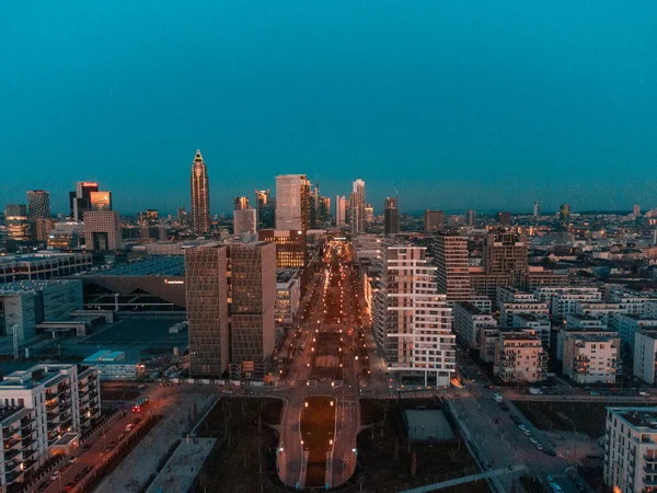 Malebný Záběr Město Frankfurt Nad Mohanem Německu — Stock fotografie