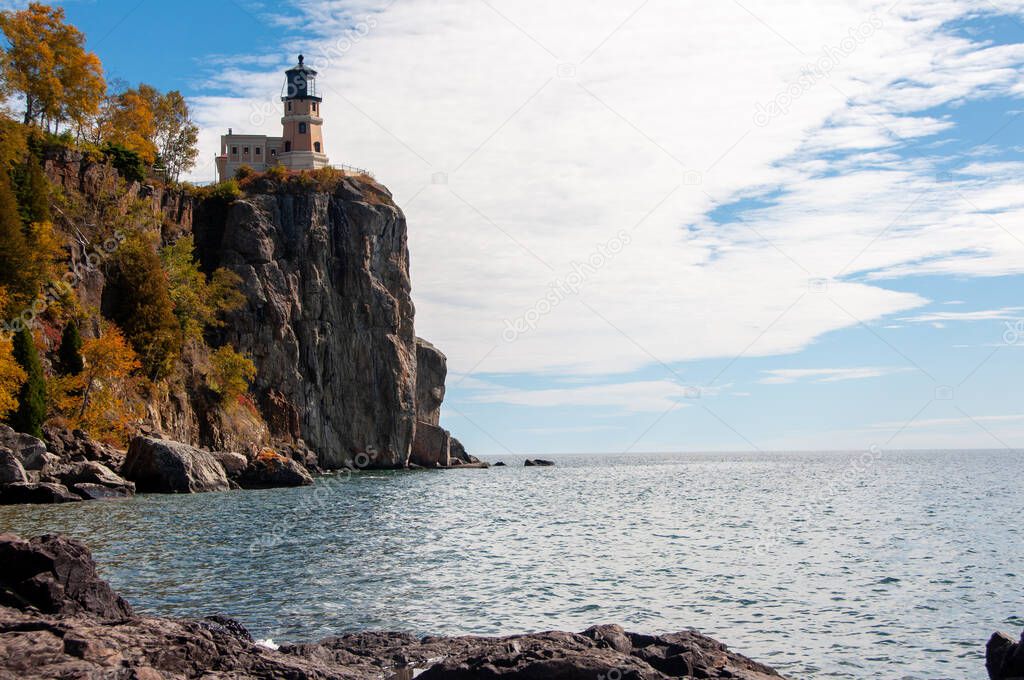 The Split Rock Lighthouse in Two Harbors, Minnesota
