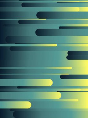 Mavili ve sarı renkli estetik eski TV testinin soyut bir arka planı