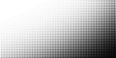 Güzel siyah beyaz noktalı yarım ton arkaplan