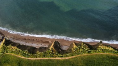Güney Kalkanı, İngiltere 'deki Tyne Nehri kıyılarının hava görüntüsü.