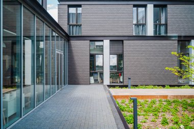 Öğrenci yurdunun güzel manzarası