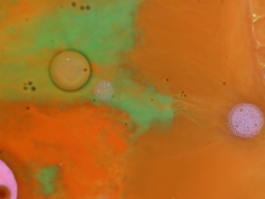 Daireleri olan renkli yapış yapış bir arka plan