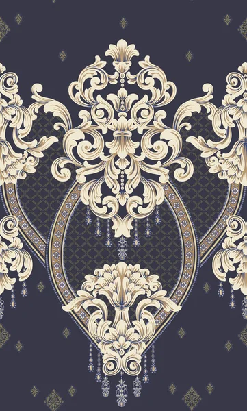 Ein Nahtloser Musterhintergrund Mit Ornamenten Perfekt Für Tapeten — Stockfoto