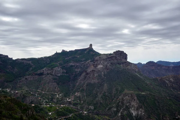 Vista Panorâmica Roque Nublo Gran Canaria Espanha — Fotografia de Stock