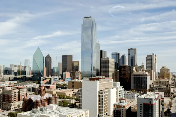 Dallas Belvárosának Skyline Nappal — Stock Fotó