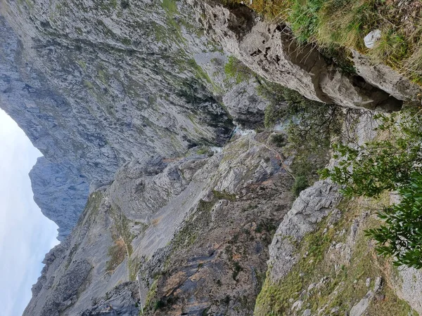 Ruta Del Cares Picos Europa Spain — стокове фото