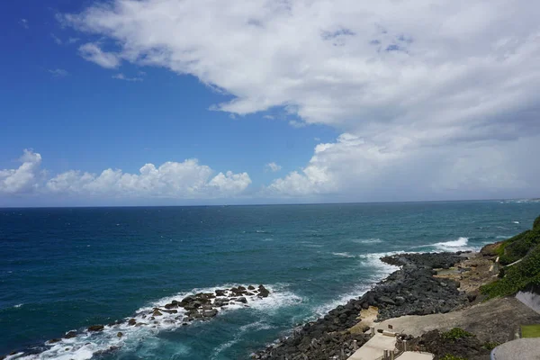 Costa Dell Oceano Atlantico Porto Rico — Foto Stock