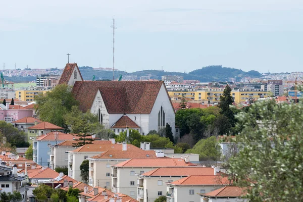 Naturskön Utsikt Över Sao Joao Brito Church Lissabon Portugal — Stockfoto