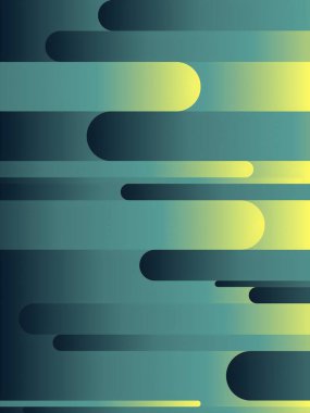 Mavili ve sarı renkli estetik eski TV testinin soyut bir arka planı