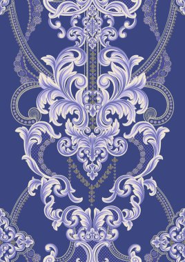 Mavi renklerde kusursuz bir şablon arkaplan - duvar kağıdı için mükemmel