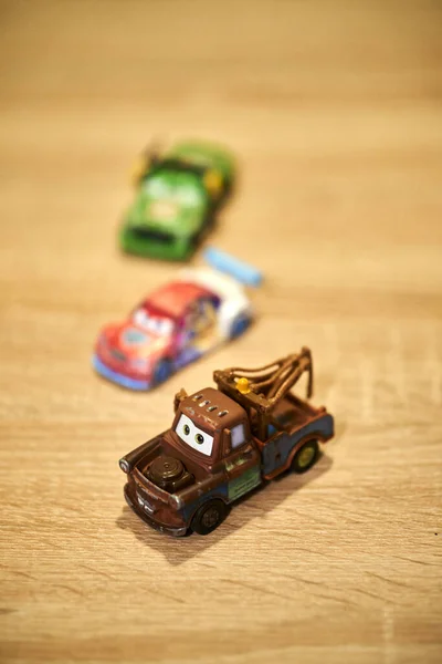 Den Tow Mater Mattel Varumärke Leksak Bil Från Disney Pixar — Stockfoto