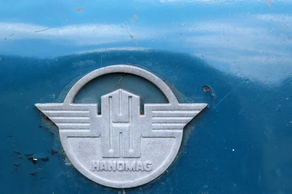 Hanomag Ήταν Ένας Γερμανός Κατασκευαστής Γεωργικών Μηχανημάτων Από Ανόβερο Κάθεται — Φωτογραφία Αρχείου
