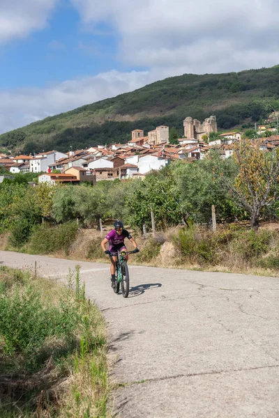 Cyclists Participate Tough Mountain Mtb Challenge Desafio Conquista Vera Runs — Stock Photo, Image