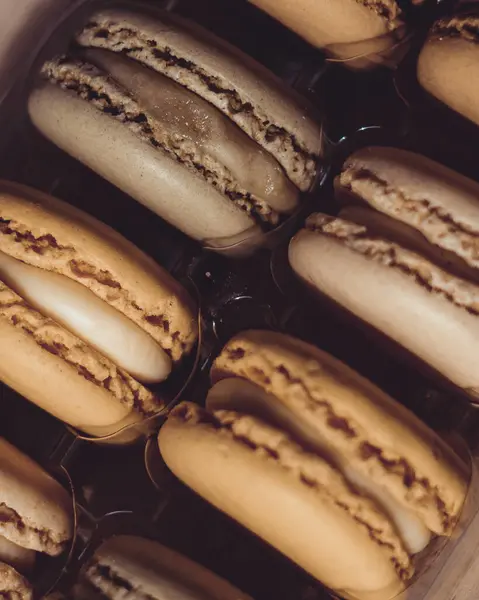 Closeup Shot Macaroons Table — Stock Photo, Image