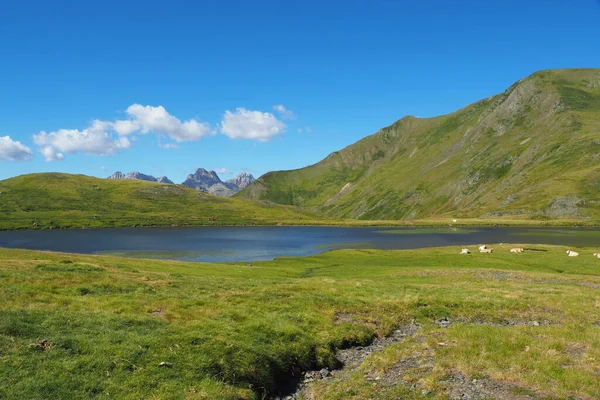 Una Vista Panorámica Lago Ruta Alta Pirenaica Sendero Larga Distancia — Foto de Stock