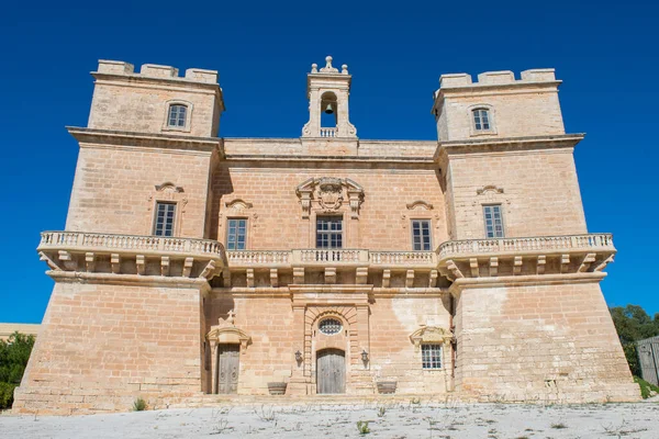 Die Fassade Des Selmun Palace Oder Selmun Tower Einer Barocken — Stockfoto