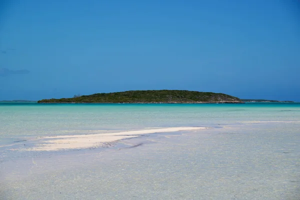 Het Prachtige Beeld Van Een Turquoise Zee Landschap Met Een — Stockfoto