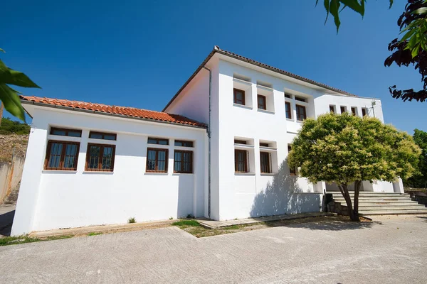 Lycée Trikeri Est Situé 500 Mètres Magnifique Village Trikeri Grèce — Photo