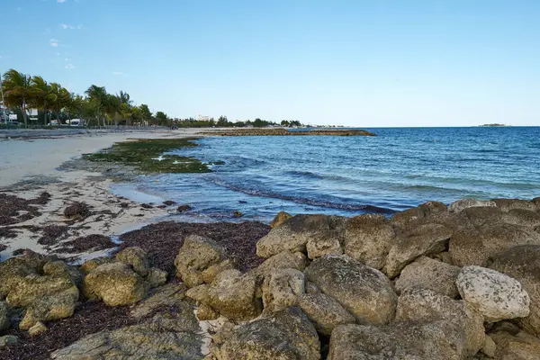 Zbliżenie Kamieni Plaży — Zdjęcie stockowe
