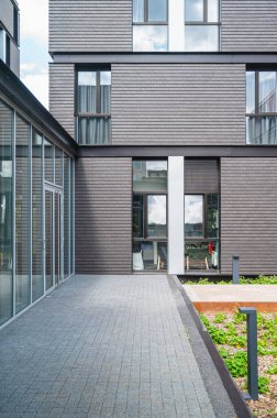 Öğrenci yurdunun güzel manzarası