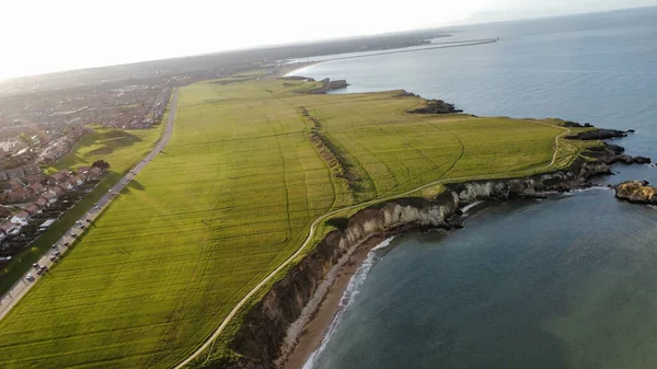 Prachtig Uitzicht Rivier Tyne Bij South Shields Stad Engeland — Stockfoto