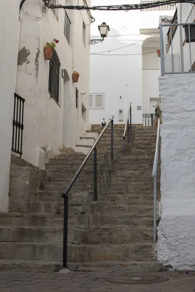 Вид Одну Каменную Лестницу Улицах Мохакара — стоковое фото