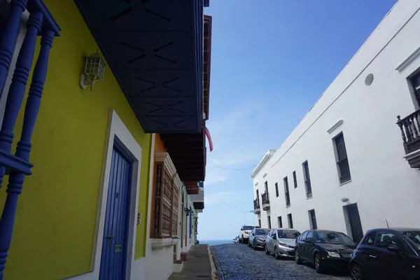 Muchos Coches Estacionados Isla San Juan Portugal — Foto de Stock