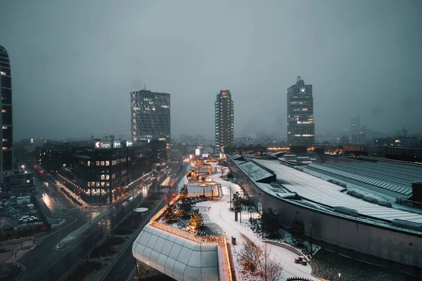 Schöne Aussicht Auf Eine Stadt Der Slowakei — Stockfoto