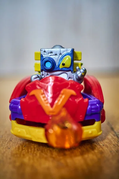 Magic Box Superthings Rivals Kaboom Chip Shaped Toy Figurine Villain — Stock Photo, Image