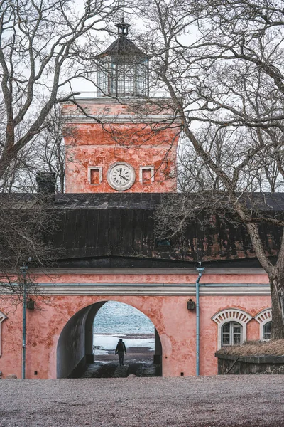 Schöne Aufnahme Einer Suomenlinna Festung Helsinki Finnland — Stockfoto
