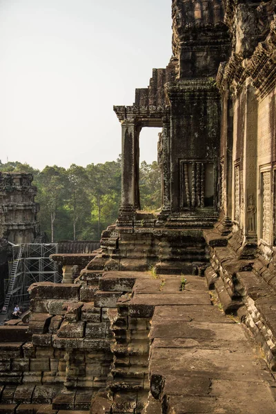 Närbild Ett Vackert Gammalt Tempel — Stockfoto