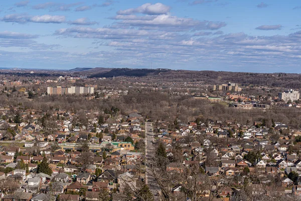 Flygfoto Över Området Hamilton Ontario Kanada — Stockfoto