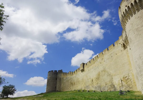 Antigo Castelo Histórico Dia Ensolarado Villeneuve Les Avignon França — Fotografia de Stock