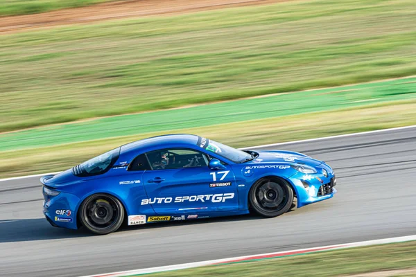 Voiture Course Française Sur Piste Coupe Alpine A110 — Photo