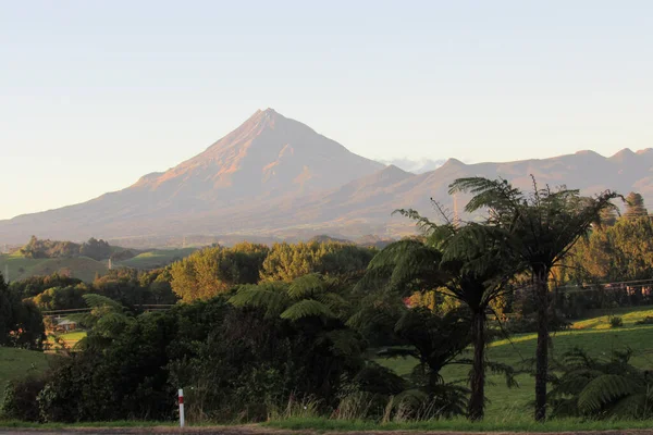 Blick Auf Den Hügel Egmont Nationalpark Neuseeland — Stockfoto