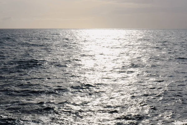 Una Vista Panorámica Océano Azul Tranquilo Día Soleado Croacia — Foto de Stock