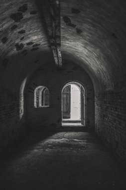 Finlandiya 'daki Suomenlinna deniz kalesinin gri pulu