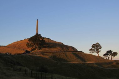 Auckland, Yeni Zelanda 'da bir tepe manzarası