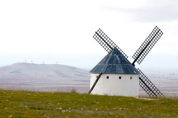 A giant Spanish windmill in a farm
