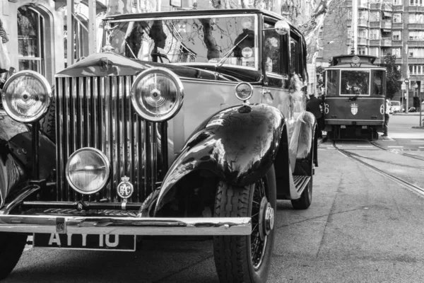 Historische Auto Stad Rolls Royce Wraith — Stockfoto