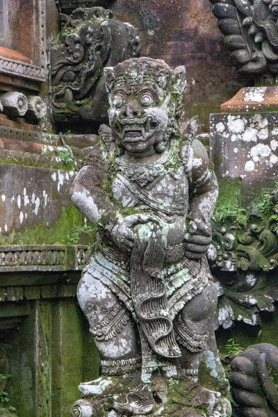 Plano Vertical Una Escultura Piedra Bali Indonesia — Foto de Stock