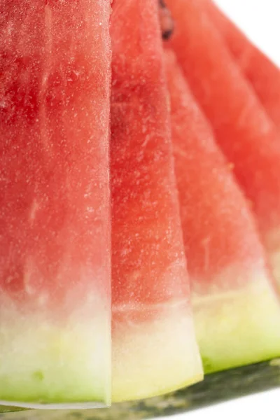 Vertical Shot Fresh Watermelon Slices — Stock Photo, Image